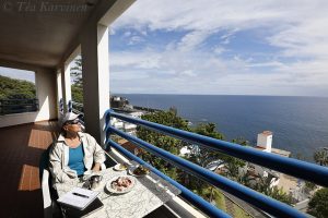 photo of the week 14 - This is me on my balcony in Madeira