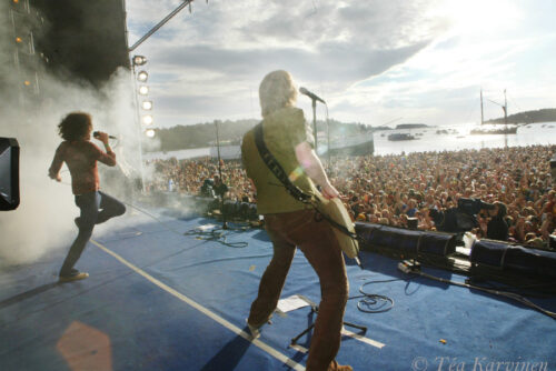 1388 – Tehosekoitin on the stage in Rauma Midsummer festival. 