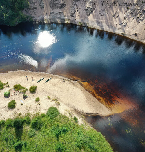 306-308 – Swimming at the Oulanka river in Oulanka National Park