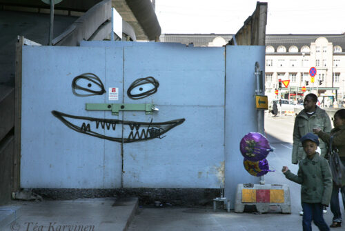 37 – Helsinki downtown... Helsinki is ready to welcome tourists. This is two days before the Eurovision Song Contest in Helsinki, 2007.