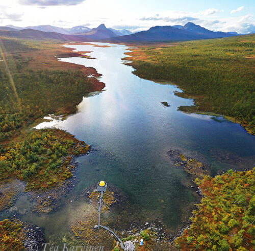 793-795 – Border of the three nations (FInland, Sweden, Norway) in Kilpisjärvi