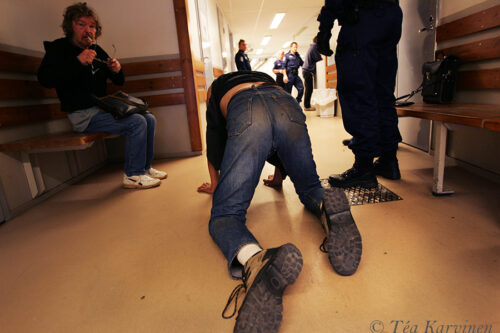 8330 – @ a Police station in downtown of Helsinki (a place for drunks).