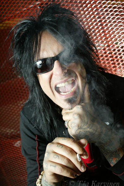 Nikki Sixx (of Mötley Crüe) in Helsinki.