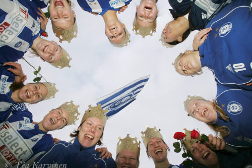 HJK – Ilves. HJK won the Finnish Championships in 2005.