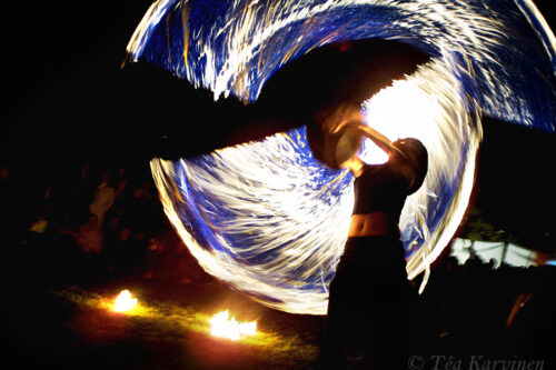 Fire show in Helsinki