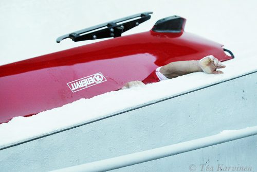 237 – Italian Bobsled team crashes on Altenberg track, Germany