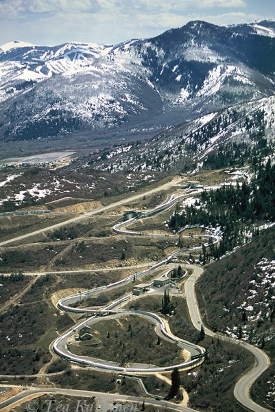 Park City track in Utah, USA