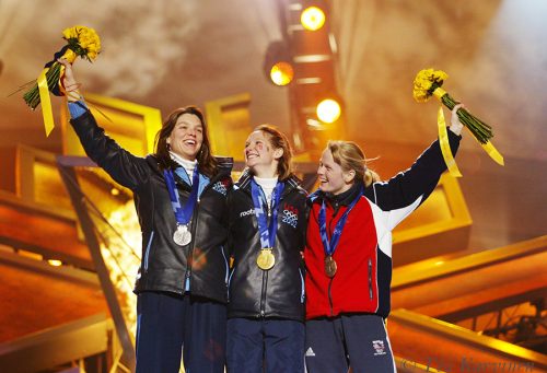 The women Olympic medalists in 2002 @ Salt Lake City Games.